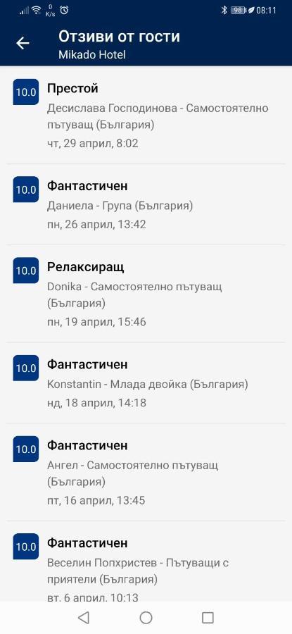 Хотел Микадо Burgas Zewnętrze zdjęcie